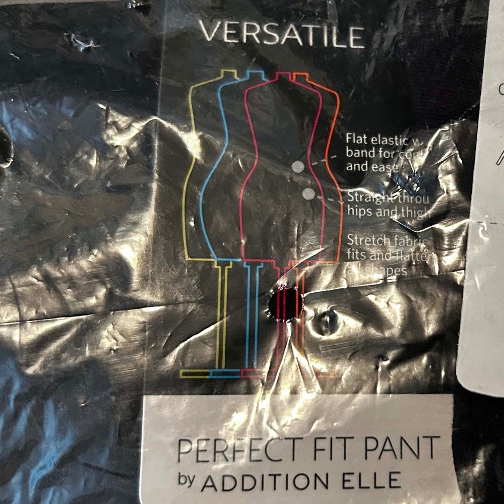 PANTS, PETITE, BLACK, SIZE 26P, 73% RAYON 24% NYLON, 3% SPANDEX, VERSATILE PERFE